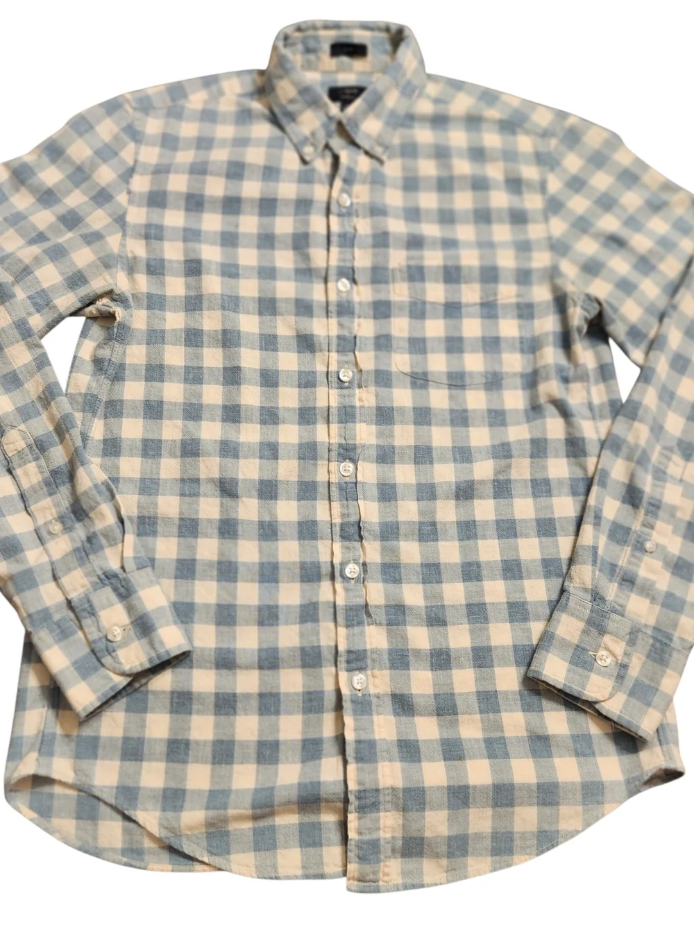 J. Crew Homespun Men’s Size S Slim-Fit Check Button-Down Shirt Heritage Preppy